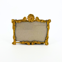 Load image into Gallery viewer, Early 1900s Brass Shell Picture Frame