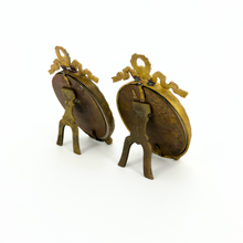 Load image into Gallery viewer, Round Brass Picture Frames