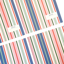 Load image into Gallery viewer, Multicoloured Striped Notebook - Ivy