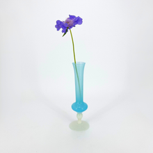 Load image into Gallery viewer, Venetian Murano Opaline Vase - Blue Flute