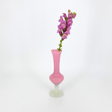Load image into Gallery viewer, Venetian Murano Opaline Vase - Soft Pink Flute