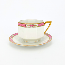 Load image into Gallery viewer, Rare Limoges Coffee Cup and Saucer Set