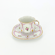 Load image into Gallery viewer, Limoges Demitasse Set- Purple Rose