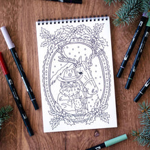 Load image into Gallery viewer, Cowboy Christmas Premium Colouring Book