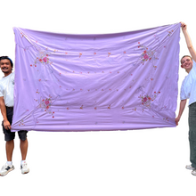Load image into Gallery viewer, Large Hand-Embroidered Tablecloth