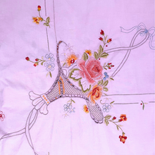 Load image into Gallery viewer, Large Hand-Embroidered Tablecloth