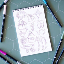 Load image into Gallery viewer, Cottage Garden Premium Colouring Book