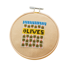 Load image into Gallery viewer, Olives - Cross Stitch Kit