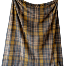 Load image into Gallery viewer, X-Large Recycled Wool Blanket - Buchanan Natural Tartan