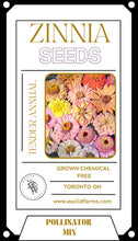 Load image into Gallery viewer, Zinnia Seeds - Pollinator Mix
