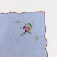 Load image into Gallery viewer, Small Hand-Embroidered Tablecloth