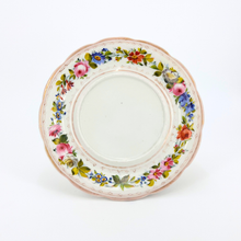 Load image into Gallery viewer, Hand-Painted Floral Plate with Gold Detail #2