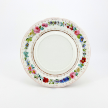 Load image into Gallery viewer, Handpainted Floral Plate with Gold Detail #1