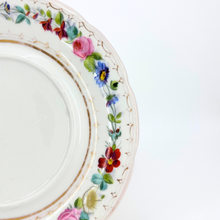 Load image into Gallery viewer, Handpainted Floral Plate with Gold Detail #1