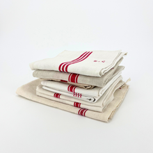 Load image into Gallery viewer, Vintage French 'Torchon' Towels