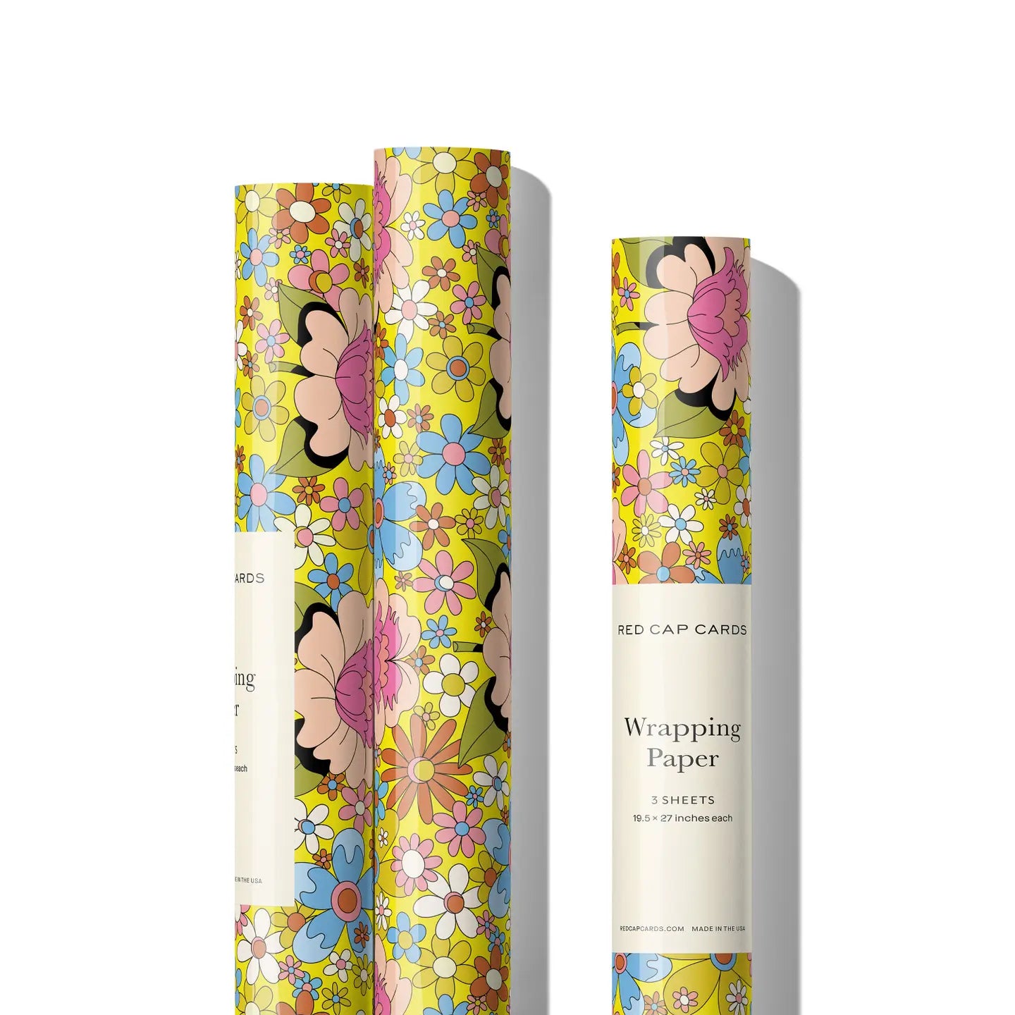fredericks and mae wildflower seed paper cannon Dandy Blooms Wrapping Paper