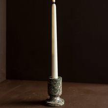 Load image into Gallery viewer, Emerald Marble Taper Candle Holder