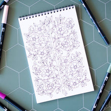 Load image into Gallery viewer, Cottage Garden Premium Colouring Book