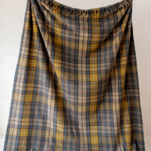 Load image into Gallery viewer, X-Large Recycled Wool Blanket - Buchanan Natural Tartan