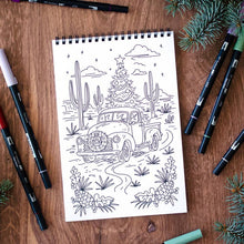 Load image into Gallery viewer, Cowboy Christmas Premium Colouring Book
