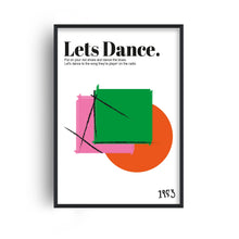 Load image into Gallery viewer, Let&#39;s Dance - David Bowie Inspired Abstract Giclée Art Print

