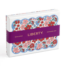 Load image into Gallery viewer, Liberty Scalloped Shaped Notecard Set