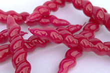 Load image into Gallery viewer, Spiral Taper Candles - 3 Pack - Magenta