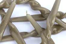 Load image into Gallery viewer, Twist Taper Candles - 3 Pack - Mink