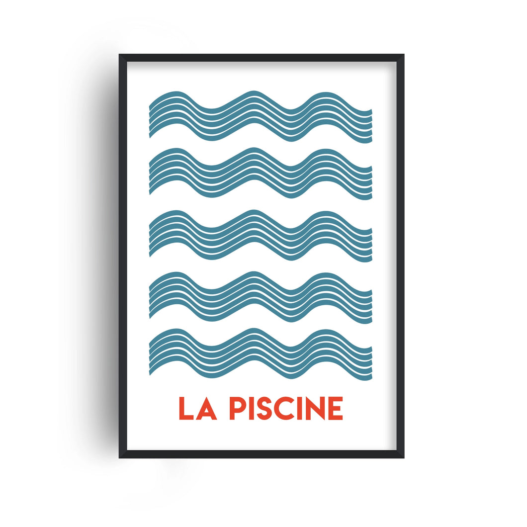 La Piscine - Abstract Giclée Art Print