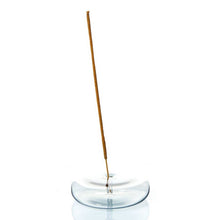Load image into Gallery viewer, Dimple - Hand Blown Glass Incense Holder Grey
