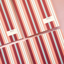 Load image into Gallery viewer, Multicoloured Striped Notebook - Roy
