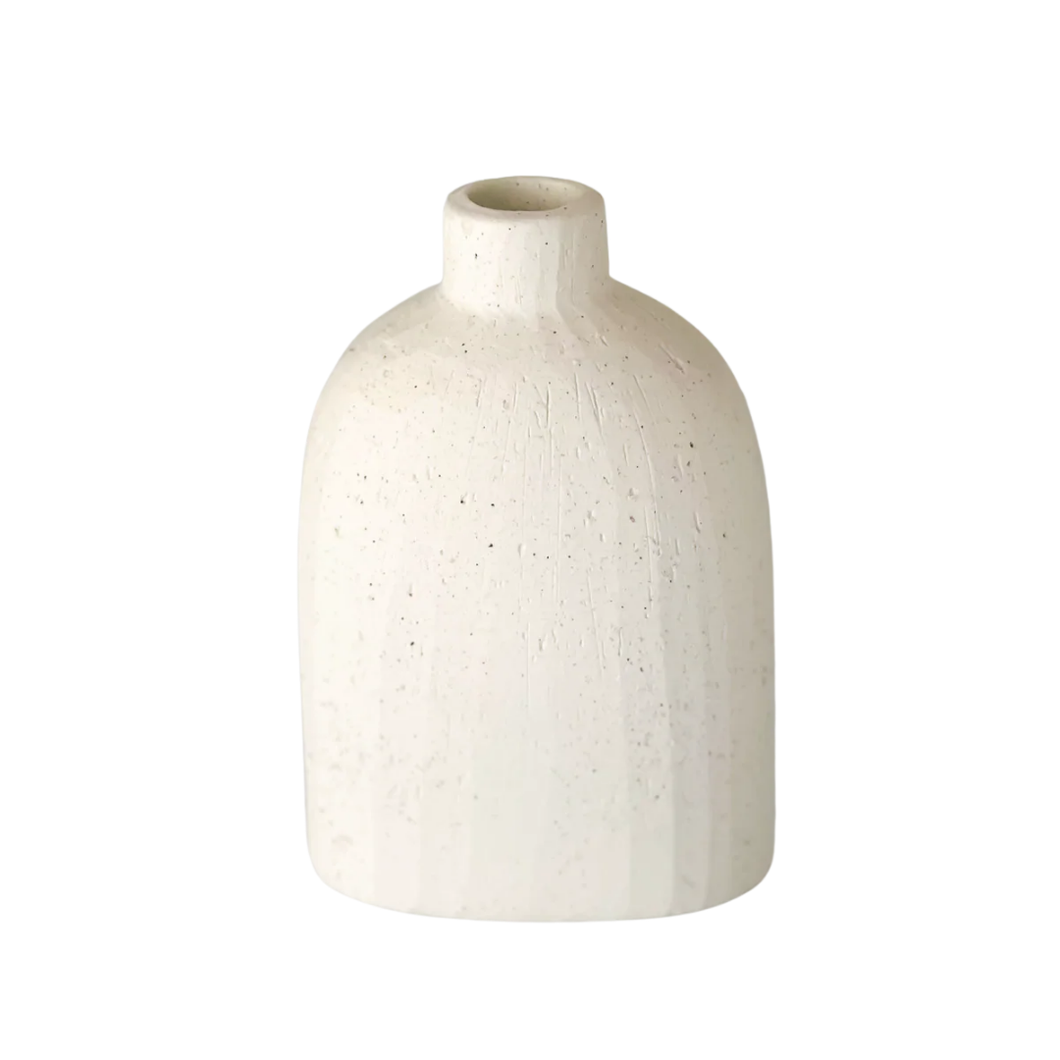 Karis Bud Vase - White