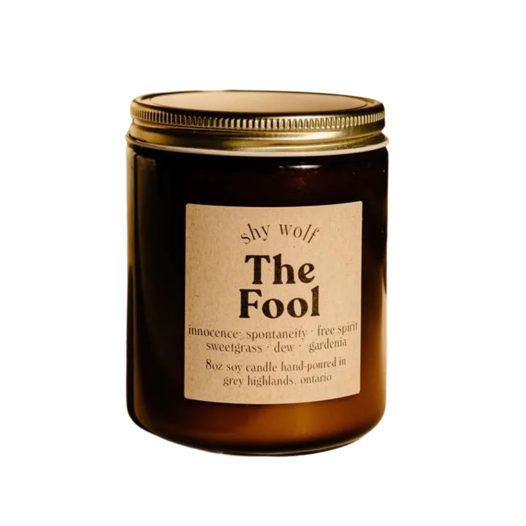 Shy Wolf Candle - The Fool