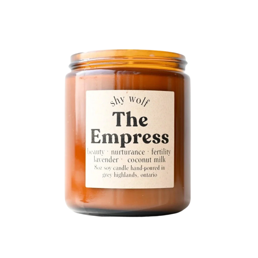 Shy Wolf Candle - The Empress