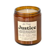 Load image into Gallery viewer, Shy Wolf Candle - Justice
