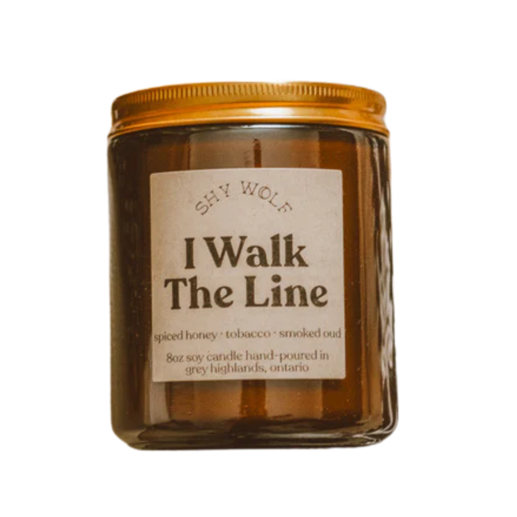 Shy Wolf Candle - I Walk The Line