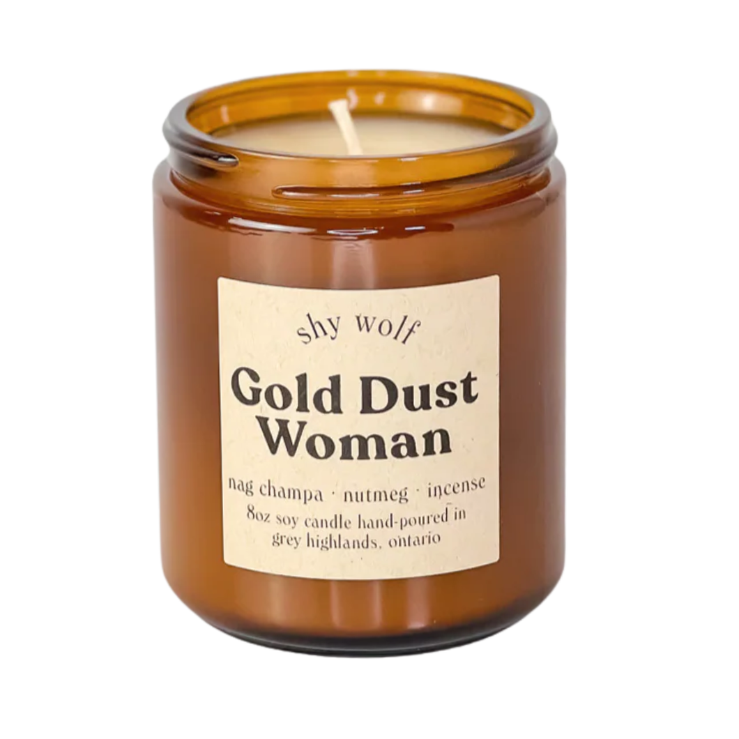 Shy Wolf Candle - Gold Dust Woman