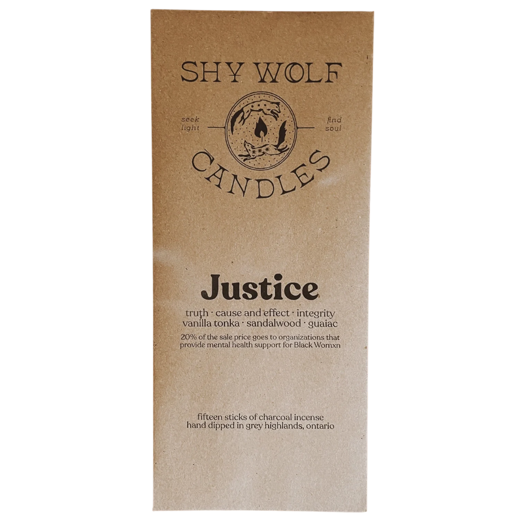 Shy Wolf Incense - Justice