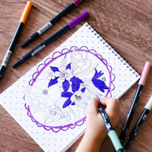 Load image into Gallery viewer, Wildflowers Premium Colouring Book
