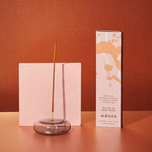 Load image into Gallery viewer, Dimple - Hand Blown Glass Incense Holder Grey
