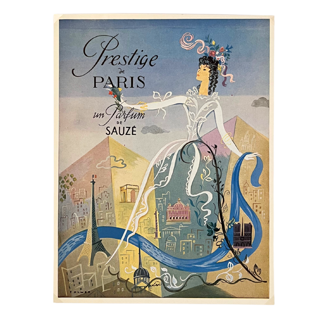 Prestige de Paris — Parfumer Publicity Print (1950)