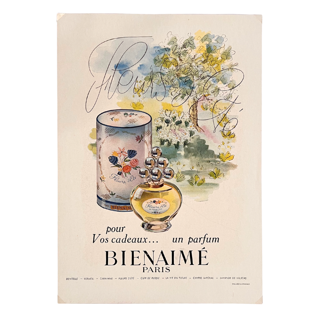 Bienaimé Perfumeur Publicity Print (1930)