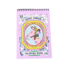 Load image into Gallery viewer, Cosmic Cowgirl Premium Colouring Book
