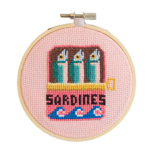 Load image into Gallery viewer, Sardines - Cross Stitch Kit
