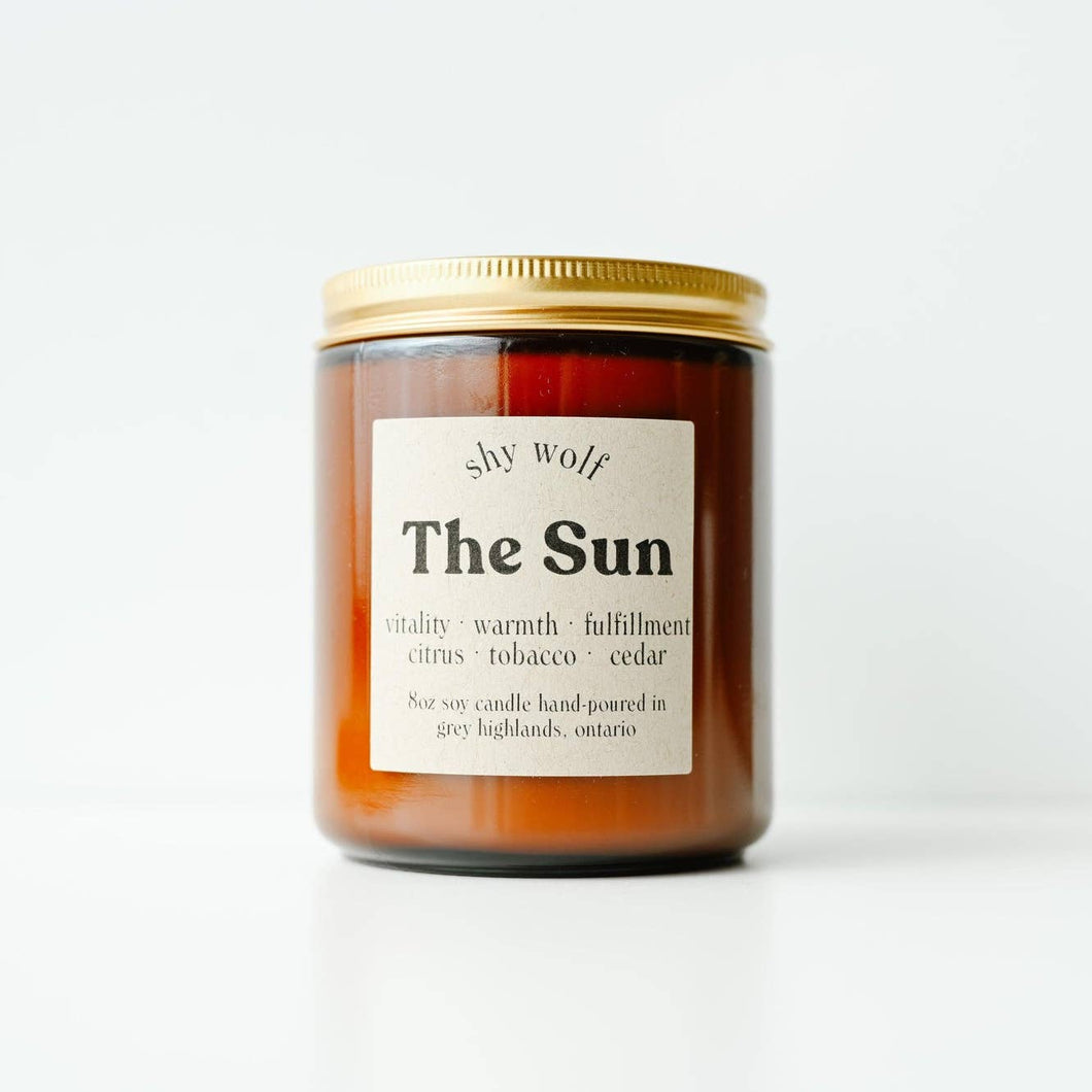 The Sun - Shy Wolf Candle