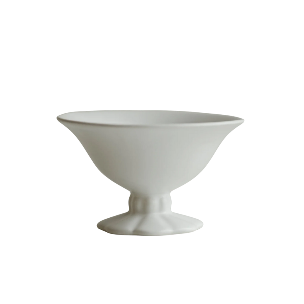 Petal Ceramic Pedestal Bowl