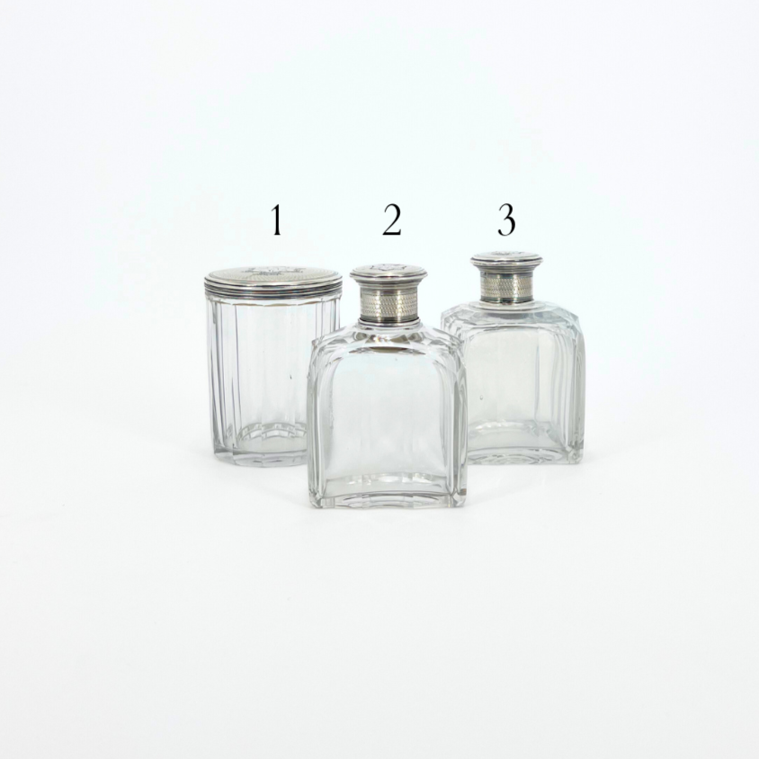 Three-Piece Monogrammed Vanity Set