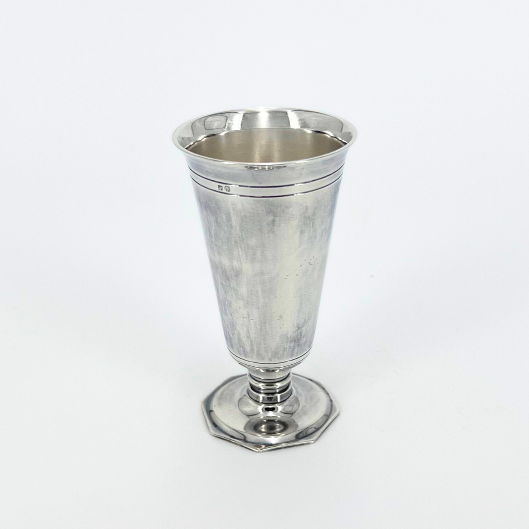 Silver Fluted Posy Vase