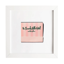 Load image into Gallery viewer, Beverly Hills Hotel Pink Matchbook Print
