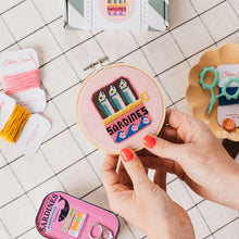 Load image into Gallery viewer, Sardines - Cross Stitch Kit
